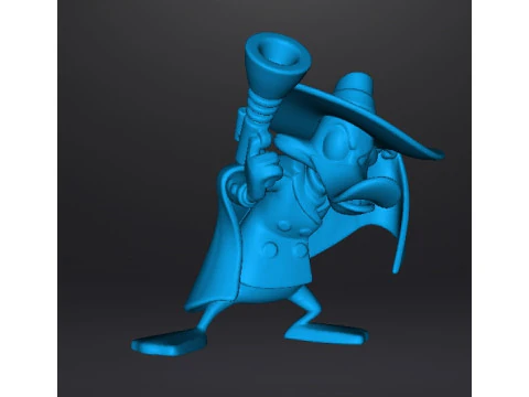 VIGILANTE DARK WING DUCK MINIATURE MODEL FOR FANTASY OR SUPERHERO GAMES RPG DND 3D Print Model