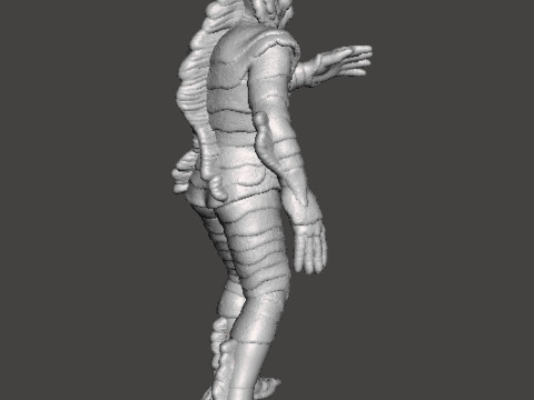 BLACK LAGOON MONSTER MINIATURE MODEL FOR HORROR OR FANTASY GAMES RPG DND Modello di stampa 3D