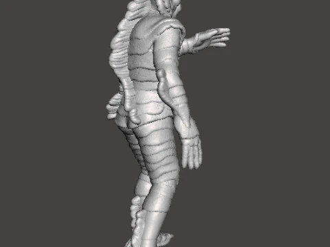 МІНІАТЮРНА МОДЕЛЬ BLACK LAGOON MONSTER ДЛЯ ІГОР У ЖАХІВ АБО ФЕНТЕЗІ RPG DND 3D Принт Модель