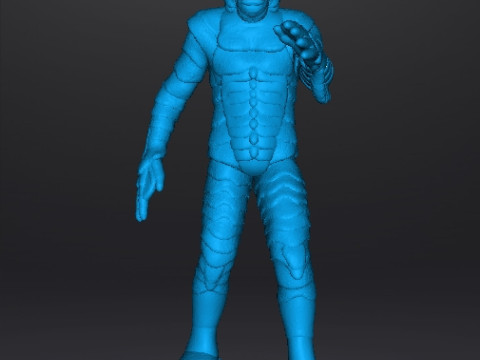 BLACK LAGOON MONSTER MINIATURE MODEL FOR HORROR OR FANTASY GAMES RPG DND Modello di stampa 3D