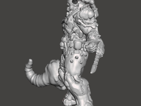 SLAYER DAEMONIC ARMOR FATALITY MINIATURE MODEL FIGURE FOR SCIFI GAMES RPG DND 3D 프린트 모델