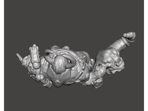 SLAYER DAEMONIC ARMOR FATALITY MINIATURE MODEL FIGURE FOR SCIFI GAMES RPG DND 3D 프린트 모델