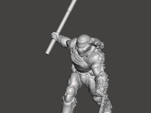 SLAYER ANCIENTGODS ART MINIATURE MODEL FIGURE FOR SCIFI GAMES RPG DND 3D Baskı Modeli