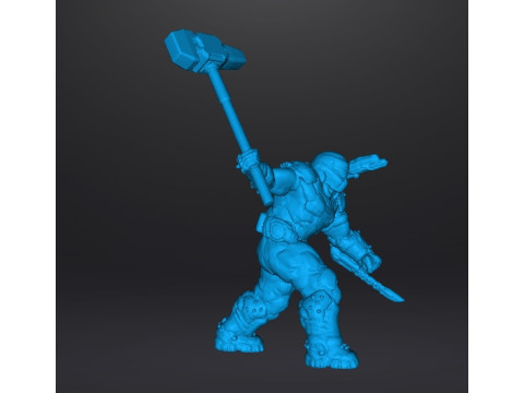 SLAYER ANCIENTGODS ART MINIATURE MODEL FIGURE FOR SCIFI GAMES RPG DND 3D Baskı Modeli