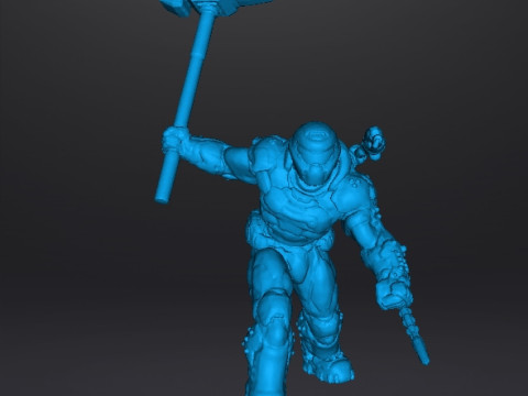 SLAYER ANCIENTGODS ART MINIATURE MODEL FIGURE FOR SCIFI GAMES RPG DND 3D Baskı Modeli