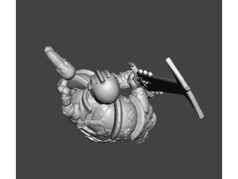SLAYER SENTINEL ARMOR CRUCIBLE SWORD MINIATURE MODEL FIGURE FOR SCIFI GAMES RPG DND 3D Print Model