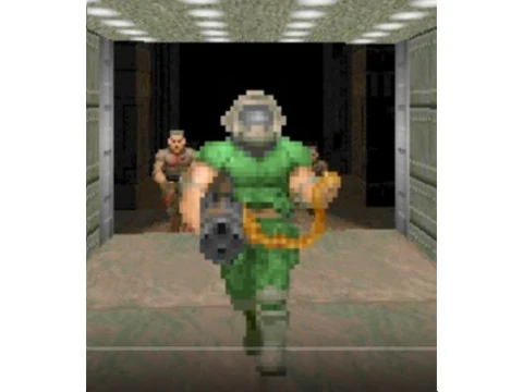 SLAYER CLASSIC WITH CHAINGUN MINIATURE MODEL FIGURE FOR SCIFI GAMES RPG DND 3D Print Model