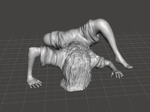 SADAKO SAMARA HAYALET KIZ KORKU VEYA FANTAZİ OYUNLARI İ&Ccedil;İN MİNYAT&Uuml;R MODELİ RPG DND 3D Baskı Modeli