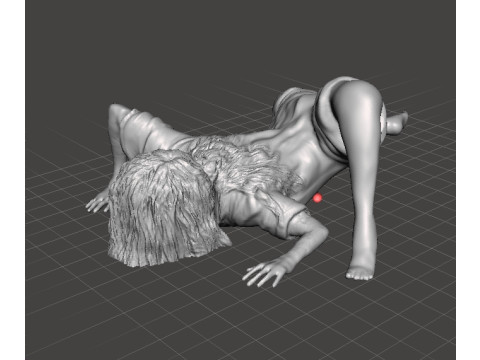 SADAKO SAMARA GHOST GIRL MINIATURE MODEL FOR HORROR OR FANTASY GAMES RPG DND 3D Принт Модель
