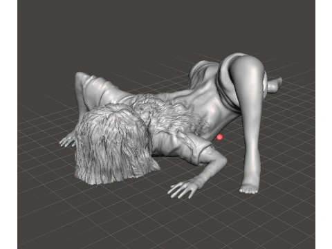 SADAKO SAMARA GHOST GIRL MINIATURE MODEL FOR HORROR OR FANTASY GAMES RPG DND 3D Print Model