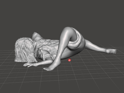 SADAKO SAMARA GHOST GIRL MINIATURE MODEL FOR HORROR OR FANTASY GAMES RPG DND 3D Принт Модель