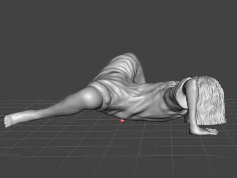 SADAKO SAMARA GHOST GIRL MINIATURE MODEL FOR HORROR OR FANTASY GAMES RPG DND 3D Принт Модель
