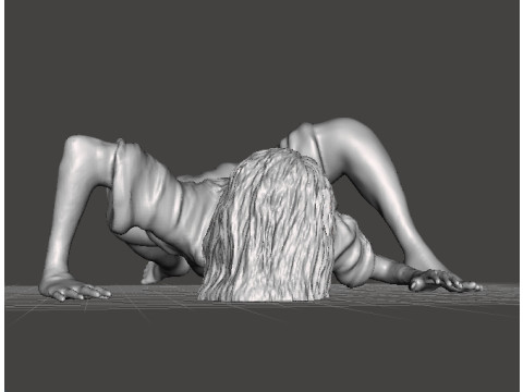 SADAKO SAMARA GHOST GIRL MINIATURE MODEL FOR HORROR OR FANTASY GAMES RPG DND 3D Принт Модель