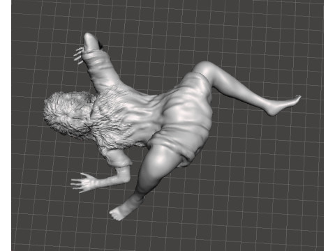 SADAKO SAMARA GHOST GIRL MINIATURE MODEL FOR HORROR OR FANTASY GAMES RPG DND 3D Принт Модель