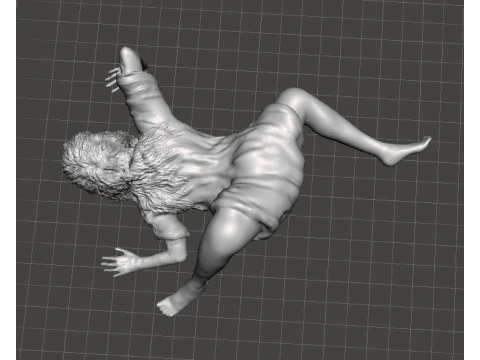 SADAKO SAMARA GHOST GIRL MINIATURE MODEL FOR HORROR OR FANTASY GAMES RPG DND 3D Print Model