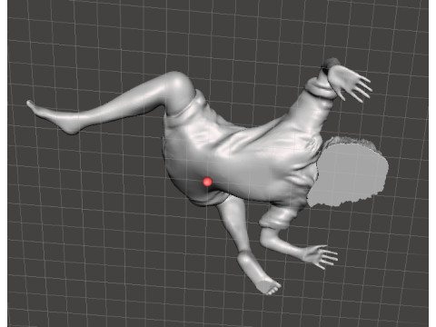 SADAKO SAMARA GHOST GIRL MINIATURE MODEL FOR HORROR OR FANTASY GAMES RPG DND 3D Принт Модель