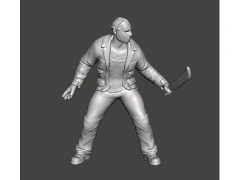JASON VOORHEES MINIATURMODELL HORROR FANTASY SPIELE DND RPG 3D Druckmodell