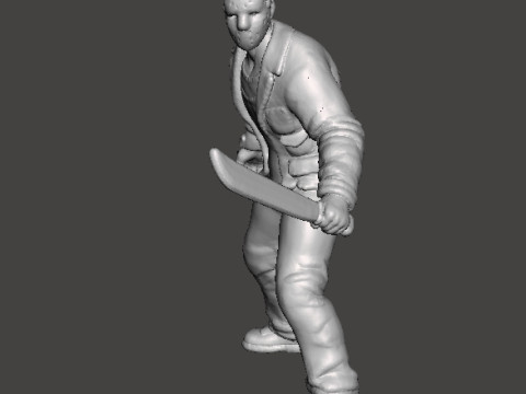 JASON VOORHEES MINIATURE MODEL HORROR FANTASY GAMES DND RPG 3D printmodel