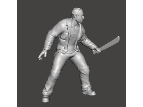 JASON VOORHEES MINIATURE MODEL HORROR FANTASY GAMES DND RPG 3D printmodel