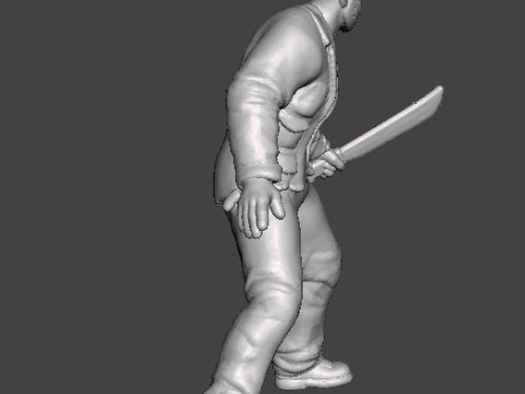 JASON VOORHEES MINIATURE MODEL HORROR FANTASY GAMES DND RPG 3D printmodel