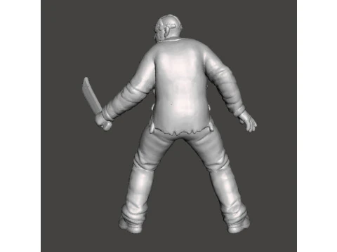 JASON VOORHEES MINIATURE MODEL HORROR FANTASY GAMES DND RPG 3D Print Model