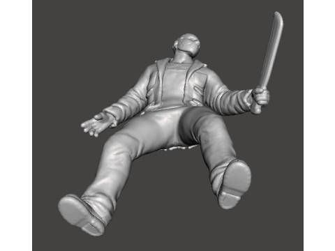 JASON VOORHEES MINIATURE MODEL HORROR FANTASY GAMES DND RPG 3D printmodel