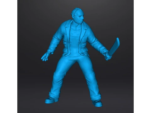 JASON VOORHEES MINIATURE MODEL HORROR FANTASY GAMES DND RPG 3D Print Model