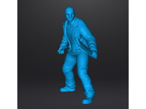 JASON VOORHEES MINIATURE MODEL HORROR FANTASY GAMES DND RPG 3D printmodel