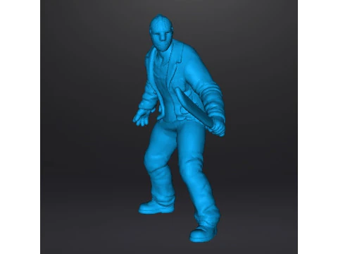JASON VOORHEES MINIATURE MODEL HORROR FANTASY GAMES DND RPG 3D Print Model