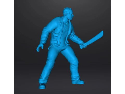 JASON VOORHEES MINIATURE MODEL HORROR FANTASY GAMES DND RPG 3D Print Model
