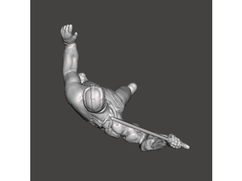 JASON X UBER JASON MINIATURE MODEL HORROR FANTASY OR SCIFI GAMES RPG DND Model Cetak 3D
