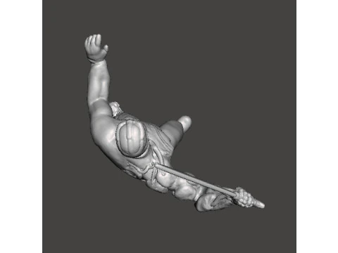 JASON X UBER JASON MINIATURE MODEL HORROR FANTASY OR SCIFI GAMES RPG DND 3D Print Model