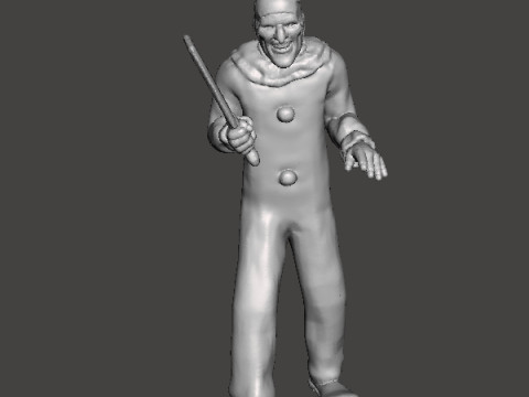 TERRIFIER ART THE CLOWN MINIATURE MODEL HORROR FANTASY GAMES RPG DND 3Dプリントモデル