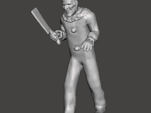 TERRIFIER ART THE CLOWN MINIATURE MODEL HORROR FANTASY GAMES RPG DND Modelo de impresión 3D