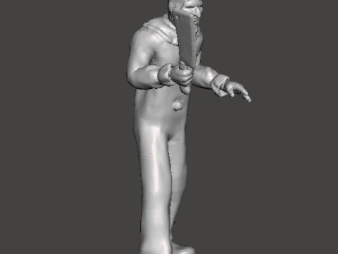 TERRIFIER ART THE CLOWN MINIATURE MODEL HORROR FANTASY GAMES RPG DND 3D Print Model