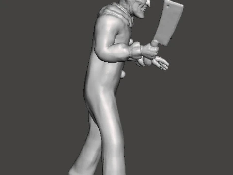TERRIFIER ART THE CLOWN MINIATURE MODEL HORROR FANTASY GAMES RPG DND 3D Print Model