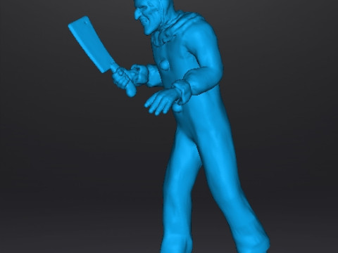 TERRIFIER ART THE CLOWN MINIATURE MODEL HORROR FANTASY GAMES RPG DND Modelo de impresión 3D