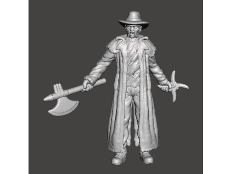 JEEPERS CREEPERS MINIATURE MODEL HORROR FANTASY GAMES RPG DND Modelo de Impressão 3D