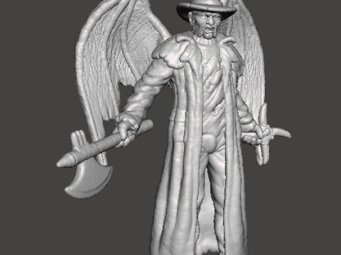 JEEPERS CREEPERS WINGED MINIATURE MODEL HORROR FANTASY GAMES RPG DND 3D Принт Модель