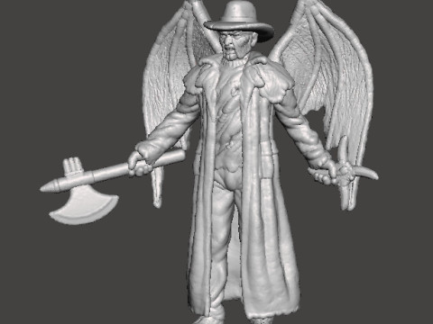 JEEPERS CREEPERS WINGED MINIATURE MODEL HORROR FANTASY GAMES RPG DND 3D Принт Модель