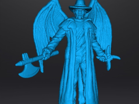 JEEPERS CREEPERS WINGED MINIATURE MODEL HORROR FANTASY GAMES RPG DND 3D Принт Модель