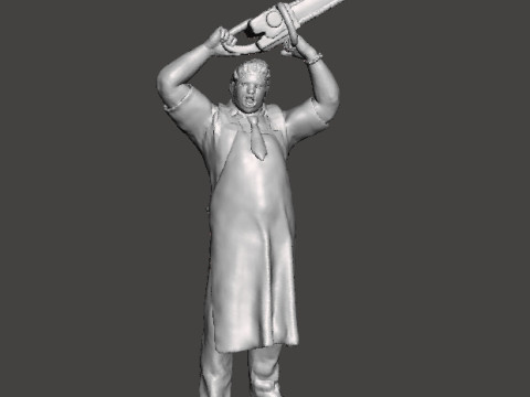 LEATHERFACE TEXAS CHAIN SAW MASSACRE MINIATURE MODEL HORROR FANTASY GAMES RPG DND 3D Baskı Modeli