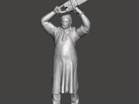 LEATHERFACE TEXAS CHAIN SAW MASSACRE MINIATURE MODEL HORROR FANTASY GAMES RPG DND 3Dプリントモデル