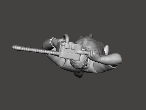 LEATHERFACE TEXAS CHAIN SAW MASSACRE MINIATURE MODEL HORROR FANTASY GAMES RPG DND 3Dプリントモデル