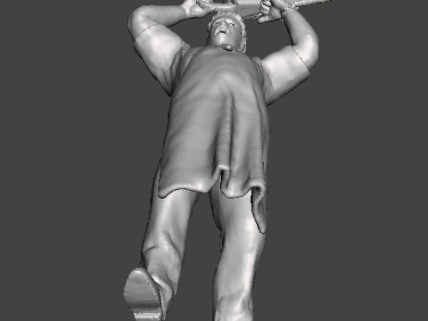 LEATHERFACE TEXAS CHAIN SAW MASSACRE MINIATURE MODEL HORROR FANTASY GAMES RPG DND 3Dプリントモデル