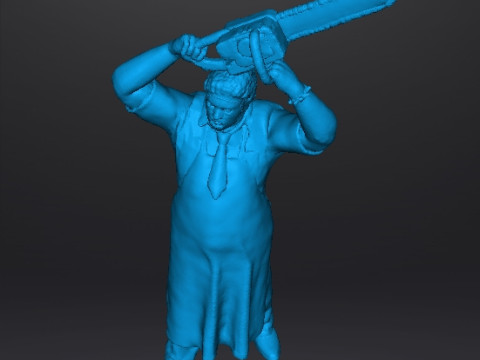 LEATHERFACE TEXAS CHAIN SAW MASSACRE MINIATURE MODEL HORROR FANTASY GAMES RPG DND 3Dプリントモデル