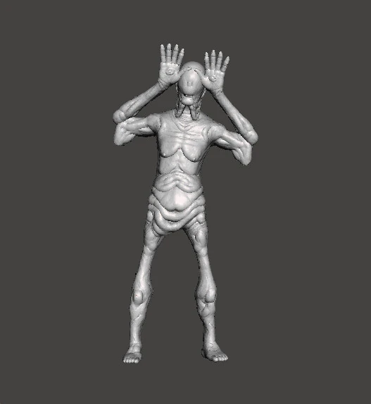 PALEMAN MONSTER MINIATURE MODEL FOR HORROR OR FANTASY GAMES RPG DND 3D Print Model .c4d .max .obj .3ds .fbx .stl .blend 