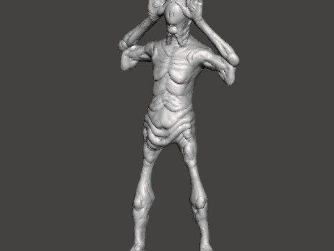 PALEMAN MONSTER MINIATURE MODEL FOR HORROR OR FANTASY GAMES RPG DND 3D 打印模型