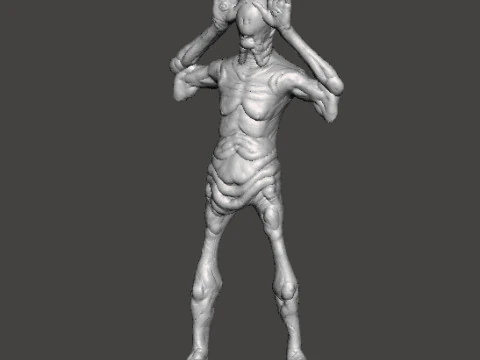 PALEMAN MONSTER MINIATURE MODEL FOR HORROR OR FANTASY GAMES RPG DND 3D Print Model