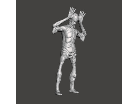 PALEMAN MONSTER MINIATURE MODEL FOR HORROR OR FANTASY GAMES RPG DND 3D 打印模型